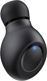 img 4 attached to Беспроводной наушник Bluetooth с микрофоном для одного уха с невидимым дизайном - время работы 6 часов и USB док-станция для зарядки - влагозащищенные спортивные наушники