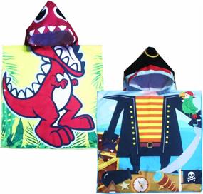 img 4 attached to ComicalBubble Pirate Dinosaur Toddler Two Piece