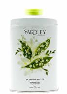 new formula yardley of london lily of the valley perfumed talc, 7 oz, made in england logo