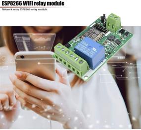 img 1 attached to 🔌 Ximimark 1Pcs ESP8266 Network Relay WIFI Module 220V 10A DC 7-30V 4 Layers Board TVS Input Automatic Protection: Enhanced Home Automation Solution