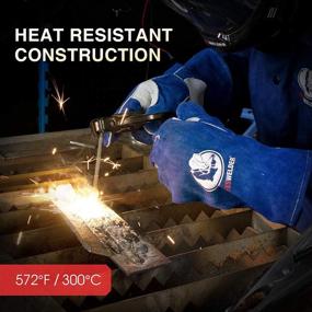 img 1 attached to YESWELDER Leather Resistant 🔥 Fireplace Gardening: Safety and Style Combined