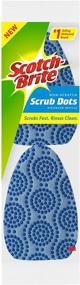 img 1 attached to 🧽 Scotch-Brite 2 Piece Scrub Dots Non-Scratch Dish Wand Refills: Superior Cleaning for Your Dishes