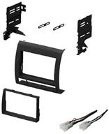 🚗 asc audio car stereo dash install kit and wire harness for 2005-2011 toyota tacoma - aftermarket double din radio installation - no factory premium amp logo