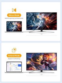 img 1 attached to 🔌 HDMI к DVI кабель, CableCreation 5 футов 4K двунаправленный адаптер DVI-D к HDMI, 24+1 HDMI к DVI-D поддерживает 1080P HD для Raspberry Pi, Roku, Xbox One, PS5, графическая карта, Blue-Ray, Switch