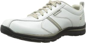 img 4 attached to Step up your style with Skechers Superior Levoy Oxford Brown Men's Shoes