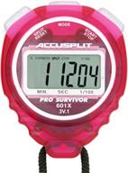 accusplit pro survivor - a601x stopwatch with clock and extra large display logo