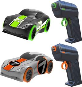 img 1 attached to 🏎️ Rev up the Fun with Tracer Racers Remote Control Speedway: An Ultimate Racing Experience!