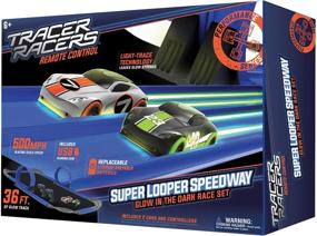 img 2 attached to 🏎️ Rev up the Fun with Tracer Racers Remote Control Speedway: An Ultimate Racing Experience!