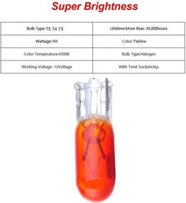 img 1 attached to Cciyu Halogen Interior Instrument Cluster