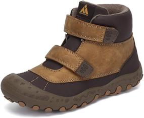 img 4 attached to Lightweight Mishansha Resistant Trekking Sneakers for Boys - Ideal Shoes for Any Outdoor Adventure