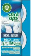 air wick stick ups crisp breeze air freshener: long-lasting freshness, pack of 6 (packaging may vary) logo