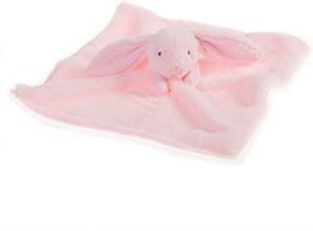img 2 attached to 🐑 Adorable Apricot Lamb Stuffed Baby Security Blanket: Pink Bunny Rabbit Lovey (13 Inches)
