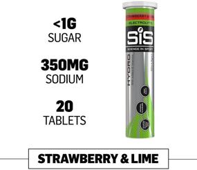 img 3 attached to 🏃 SCIENCE IN SPORT Hydro Electrolyte Tablets: Fast Hydration & Enhanced Endurance for Running, Cycling, Triathlon – Strawberry & Lime Flavor, 1 Pack - 20 Tablets