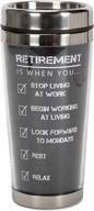 must-have retirement checklist: 16 oz stainless steel travel mug with lid логотип