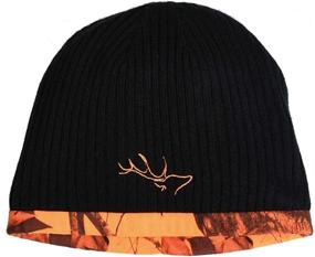 img 3 attached to 🧢 EDTREK Waterproof Camo Beanie - Stay Dry and Concealed in Timber and Blaze Orange Camo Performance Hunting Hat