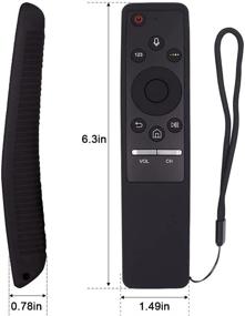 img 2 attached to BN59-01292A BN59-01241A RMCSPM1AP1 BN59-01274A Voice Remote Compatible With Samsung TV UN43MU6300FXZA UN40MU6300FXZA UN40MU6300AFXZA UN40MU630DFXZA UN40MU7000FXZA (With Black Silicone Cover)