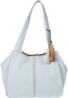 👜 sak huntley tote: chambray crochet ladies handbags & wallets logo