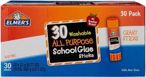 img 4 attached to 🖌️ Elmer's All Purpose School Glue Sticks - Washable, 30 Count (22g Each)