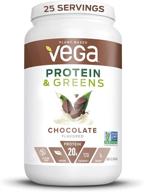 vega protein and greens, chocolate: 20g plant-based protein powder - keto, dairy-free, gluten-free, non-gmo - ideal for women and men (1.8lb, 25 servings) logo