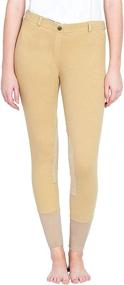 img 3 attached to TuffRider Womens Pull Patch Breeches Sports & Fitness in Team Sports