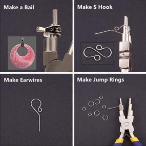 img 3 attached to 🔧 BENECREAT 6-in-1 Bail Making Pliers: Wire Looping & Forming Tool for 3mm to 10mm Loops and Jump Rings, featuring Non-slip Comfort Grip Handle