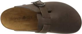 img 2 attached to HAFLINGER Mens Clogs Black Schwarz Men's Shoes and Mules & Clogs