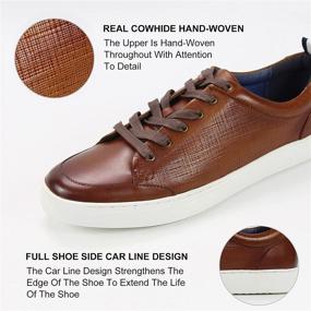 img 1 attached to Sneakers Leather Business Fashion Numeric_11_Point_5 Men's Shoes and Fashion Sneakers