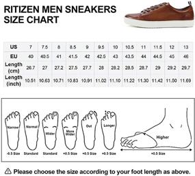 img 3 attached to Sneakers Leather Business Fashion Numeric_11_Point_5 Men's Shoes and Fashion Sneakers