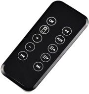 🔊 motiexic remote control for bose sounddock 10 am316536 am314136 series ii, series iii, portable - aux button, cr2025 battery, silicone button key design logo
