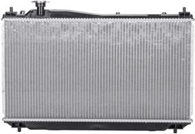 img 3 attached to 🔧 TYC 2354: Premium Replacement Radiator for HONDA Civic - Plastic Aluminum 1-Row Option