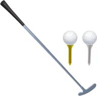 golf putter mini g putters - men's right/left handed with 2 plastic golf balls, 2 golf tees (2 3/4') - women, kids, junior, youth club - indoor/outdoor, office, home yard putting green логотип