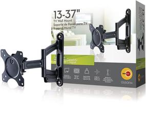 img 3 attached to OmniMount OS50FM Full Motion TV Mount: Efficiently Secure 13-37 Inch Black TVs