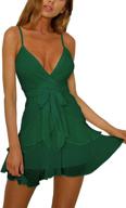 👗 elegant ecowish spaghetti bowknot backless sleeveless women's dress collection logo