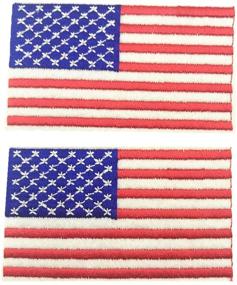 img 3 attached to Embroidered American Clothing Appliques 1 77X3 15