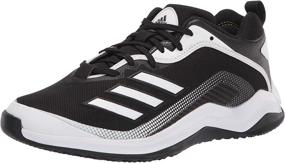 img 4 attached to Adidas FV9374 Baseball White Silver Men's Shoes for Athletic