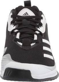 img 3 attached to Adidas FV9374 Baseball White Silver Men's Shoes for Athletic