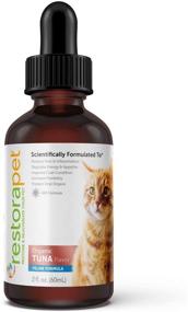 img 4 attached to 🐱 Organic Cat Supplement by RestoraPet: Safe & Healthy Antioxidant Liquid Drops with Anti-Inflammatory Benefits, Boosts Mobility & Energy for Cats - Joint Support Supplement with Tuna Flavor