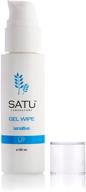 🚽 satu ultra soft toilet paper gel – clean wipe alternative to flushable wet wipes – septic & sewer safe, unscented, 3.4 oz logo