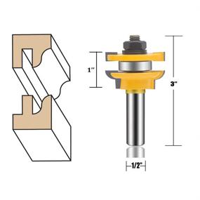 img 2 attached to 🔧 ОЛЕТБЕ Набор фрез с хвостовиком 1/2 дюйма, 3 штуки