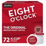 кофейные порции средней обжарки - кофе eight o'clock the original, 72 шт. - капсулы keurig k-cup логотип