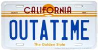 outatime license plate by signs 4 fun logo