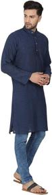 img 1 attached to 👔 SKAVIJ Костюмное мужское платье из хлопка, размер X Large: идеальное сочетание комфорта и стиля