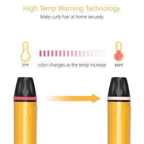 img 3 attached to 🌪️ Suprent Advanced Curling Iron with Heat Alert Rubber Ring