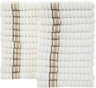 bliss casa cotton washcloth stripe logo