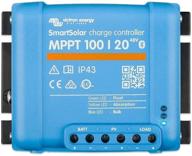 efficient victron energy smartsolar mppt 100v 20 amp 12/24/48-volt solar charge controller with bluetooth connectivity logo