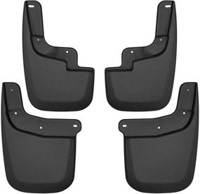img 4 attached to 🚗 Husky Liners 58236: Custom Fit Mud Guards for 2015-20 Chevrolet Colorado & GMC Canyon (No Fender Flares/Cladding) – Black