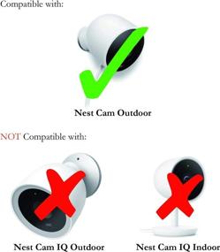 img 3 attached to Silicone Skins Protective Case For Nest Cam Outdoor Security Camera - Protect And Camouflage Your Nest Cam Outdoor With These UV Light- And Weather Resistant Silicone Skins (1 Pack