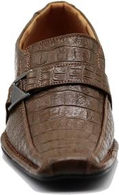 img 2 attached to 🐊 Enzo Romeo Santcro Men's Crocodile Loafers Shoes