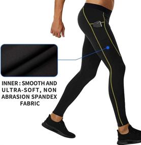 img 3 attached to Running Athletic Leggings Compression Outdoors Sports & Fitness for Cycling