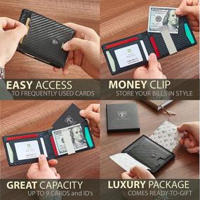 img 3 attached to 🧳 TRAVANDO Wallet PHOENIX: A Versatile Solution for Men's Wallets, Card Cases & Money Organizers